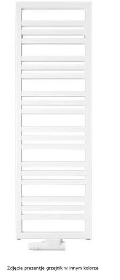 LEAN Grzejnik pionowy 50x125.7 czarny mat 0557