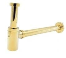 SIENA Syfon umywalkowy złoty