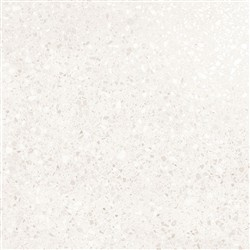 TERRAZZO WHITE Płytka gresowa 120x120 biała mat 6mm