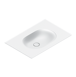 SFERA Umywalka wisząca 50x75 satin white