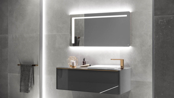 LOUNGE Lustro z podświetleniem LED 60x120