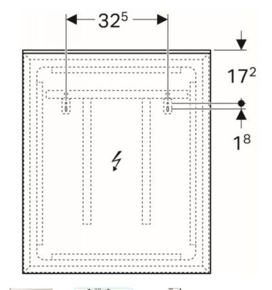 XENO2 Lustro z podświetleniem LED 60x71