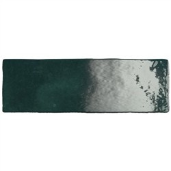 ARTISAN MOSS GREEN Płytka ceramiczna 6.5x20 zielona połysk