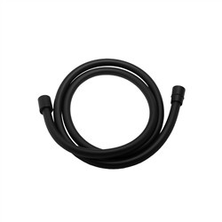 LUKKA BLACK Wąż prysznicowy 150 cm czarny mat