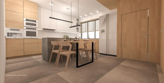 PROJETTO SAND Płytka gresowa 90x90 beżowa mat