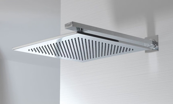 SQUARE Deszczownica ścienna 295X295MM