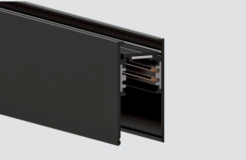 LQN Natynkowy profil magnetyczny 2m czarny