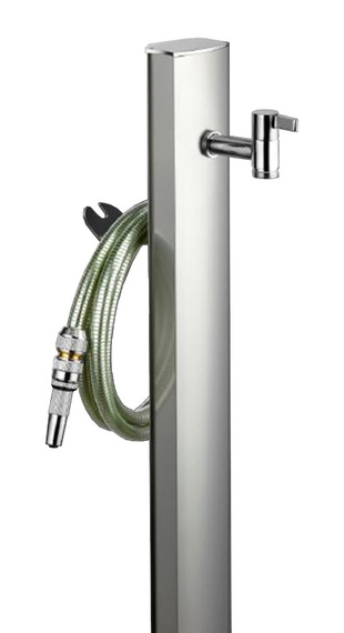 AQUAPOINT STEELO Punkt poboru wody srebrny