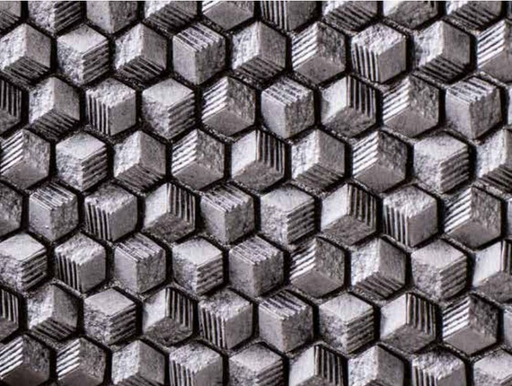 ADAGIO ESSAGONO SILV Mozaika 30x30 srebrna 6mm