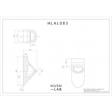 SMOOTH Pisuar biały