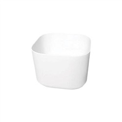 CLOUD Umywalka nablatowa 40x40 biała