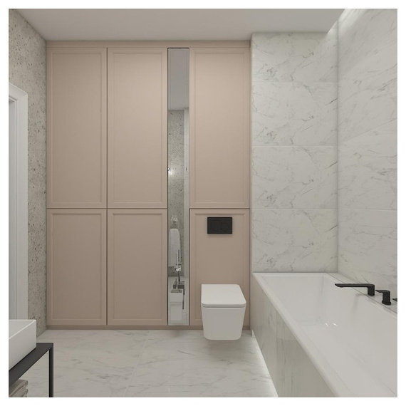 BLISSFUL Miska wisząca 35x55 biała