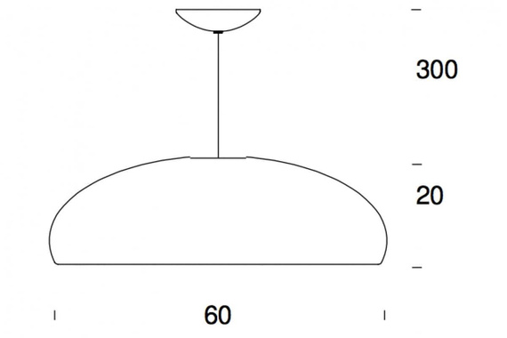 PANGEN Lampa wisząca czarna 42W