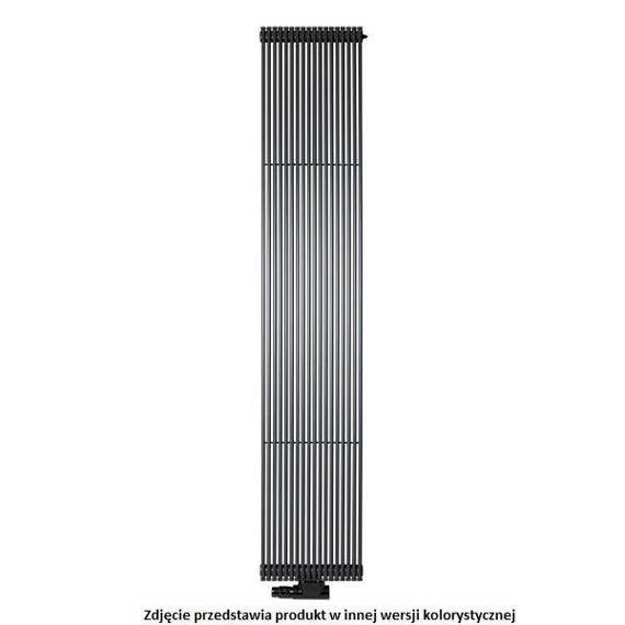 FAT VERTICAL Grzejnik pionowy pojedynczy 34.2X185 grey aluminium 9007