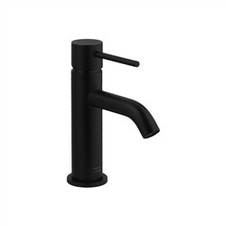 LUKKA BLACK Bateria umywalkowa stojąca czarny mat