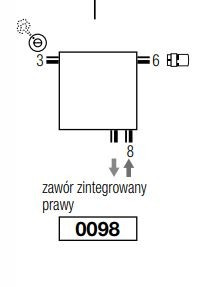 RITMO H-2K Grzejnik poziomy 50x117 wodny biały 9016