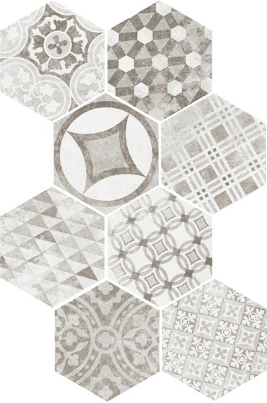 CEMENT GARDEN GREY Płytka gresowa 17.5x20 szara mat