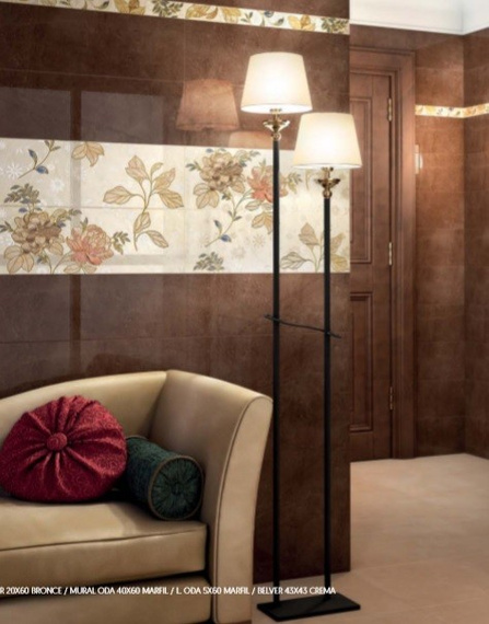 BELVER BRONCE łytka ceramiczna 43x43 mat