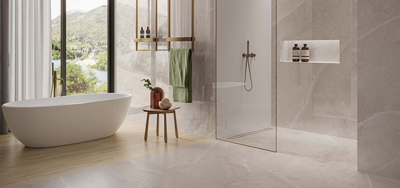 SUPREME SAND Płytka gresowa 120x120 beżowa mat 9mm