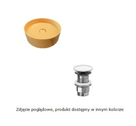 SLIM Korek umywalkowy honey glass