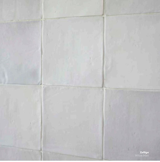 ZELLIGE WHITE MATT