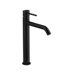 LUKKA BLACK Bateria umywalkowa stojąca czarny mat