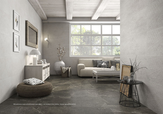 AXIOM BLANCO Dekor ceramiczny 40x120 mat