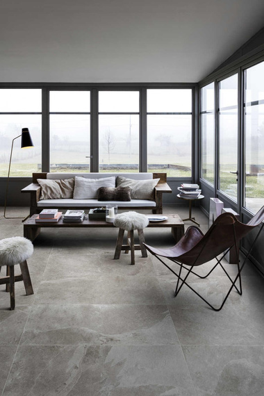 MYSTONE ARDESIA CENE Płytka gresowa 75x150 szara struktura