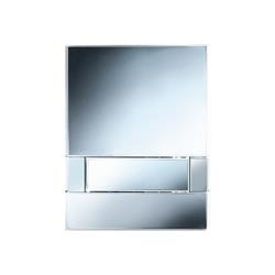 BUTTON URINAL 02 Płytka spłukująca do pisuaru 11.3x15 chrom połysk