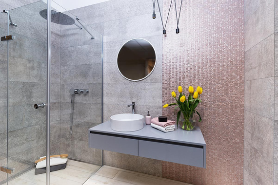 SLIM 40 Umywalka nablatowa 40x40 biała