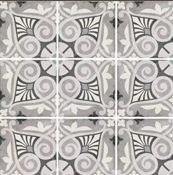 ART NOUV OPERA GREY Płytka gresowa 20x20 szary mix mat