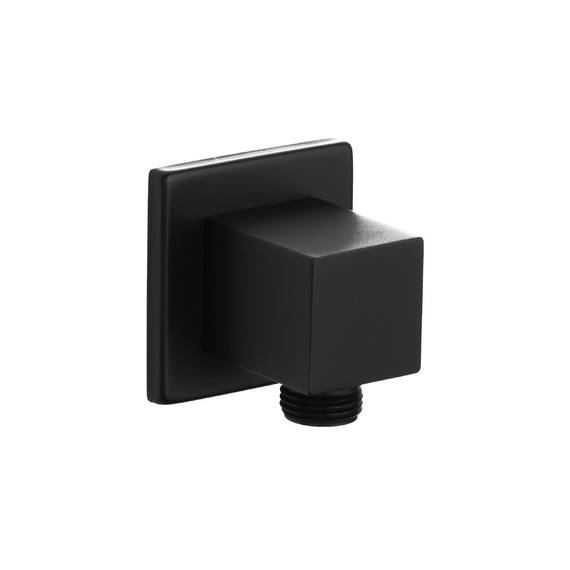 PIATTO Przyłącze kątowe czarny mat
