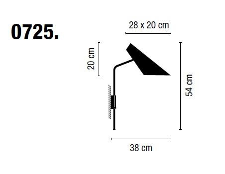 I.CONO 0725 Kinkiet biały mat