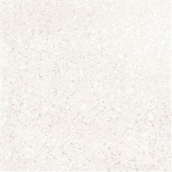 TERRAZZO WHITE Płytka gresowa 60x60 biała mat 9 mm