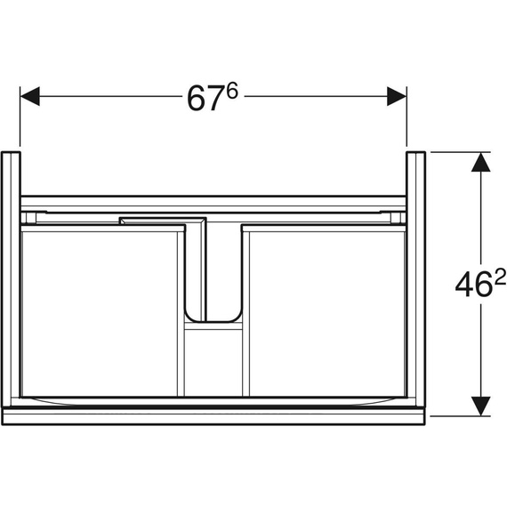 ACANTO Szafka podumywalkowa 67.6x75 biała