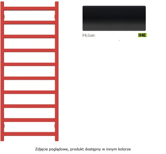 SIMPLE Grzejnik pionowy 50x120 IHE HEBAN mat