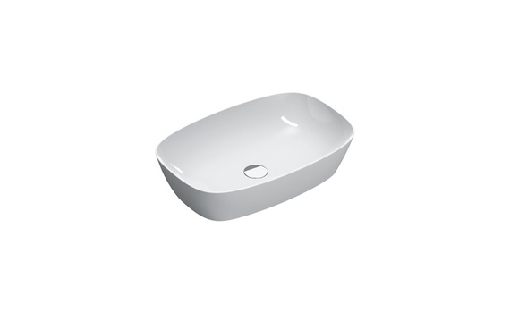 ALVEA Umywalka nablatowa 40x60 biała