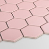 HEXAGON PINK Mozaika ceramiczna 27.1x28.2 różowa mat