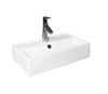 LEVEL KISS 55 Umywalka wisząca 31.5x55 biała