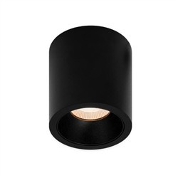 MR CUTE ROUND LED Oprawa natynkowa czarna