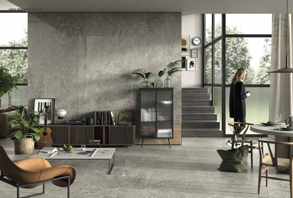 THE ROOM BRECHE DUMAS DU6 120 Płytka gresowa 120x120 szara mat