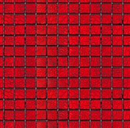 MOZAIKA szklana GL10002 29.8x29.8 czerwona połysk