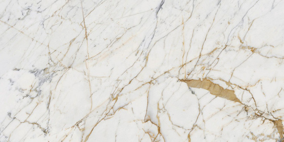 GRANDE MARBLE LOOK GOLDEN WHITE LUX Płytka gresowa 120x278 biała lux