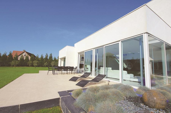 PORTO ROTONDO Płytka gresowa 90x90 beżowa 20 mm mat