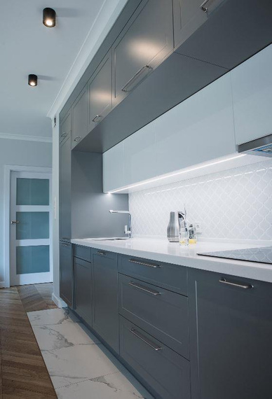 ARABESKA DUŻA Mozaika 25.2x27.5 biała połysk