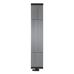 FAT VERTICAL Grzejnik pionowy 19.3X85 grey aluminium 9007