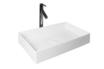 SLIM 60 Umywalka nablatowa 37x60 biała