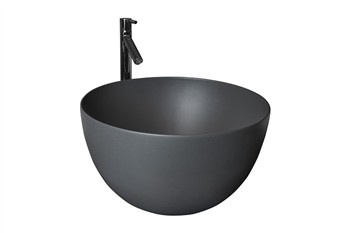 CLOUD Umywalka nablatowa 30x50 antracytowa mat