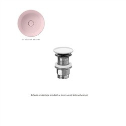 SLIM Korek umywalkowy click-clack rose matt