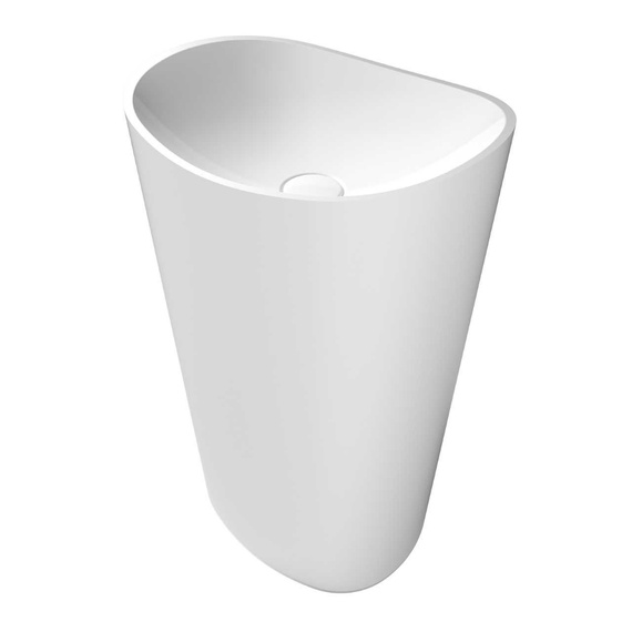 LISA Umywalka wolnostojąca 40x50 biała